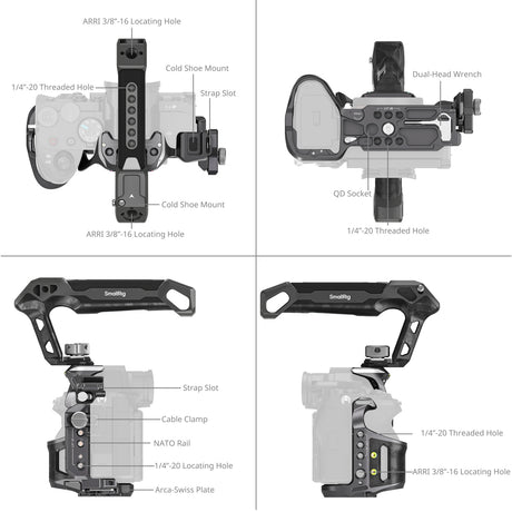 SmallRig "Rhinoceros" Cage Kit for Sony Alpha 7 V / 7R V / 7 IV