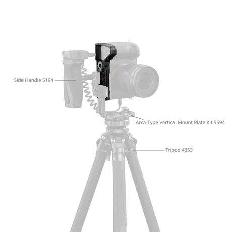 SmallRig Baseplate with AirTag Slot for Sony Alpha 7 V / 7R V / 7 IV