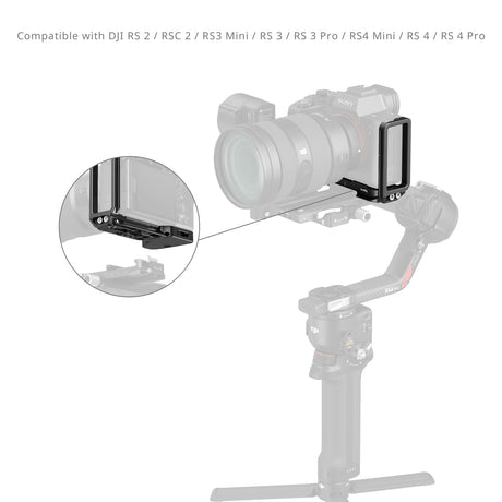 SmallRig L-Shaped Mount Plate with AirTag Slot for Sony Alpha 7 V / 7R V / 7 IV