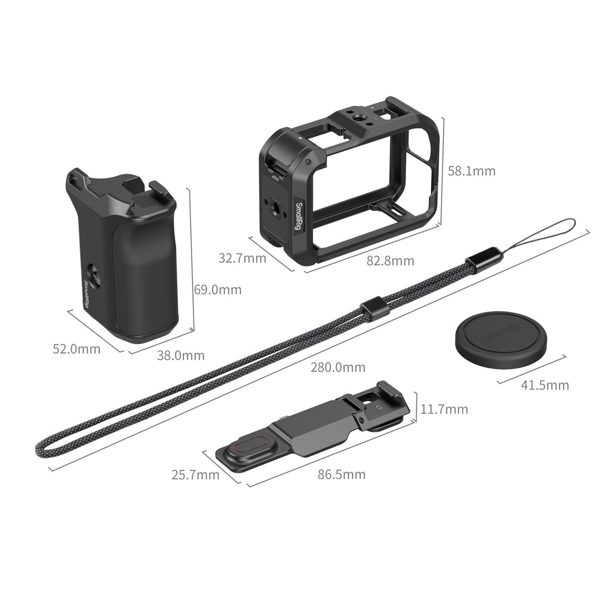 SmallRig Basic Cage Kit (for DJI Osmo Action 6) 6037