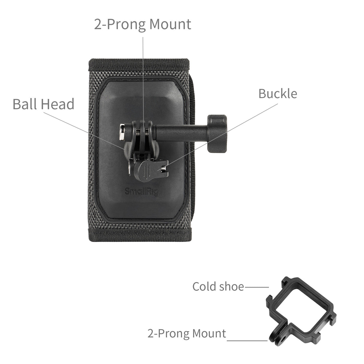 SmallRig Backpack Strap Mount for DJI Osmo Pocket 4 / 3 6051