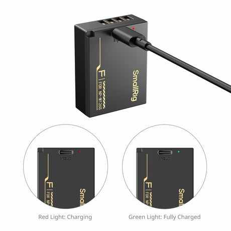 SmallRig Camera Battery with USB-C Charging for FUJIFILM NP-W126S 6099