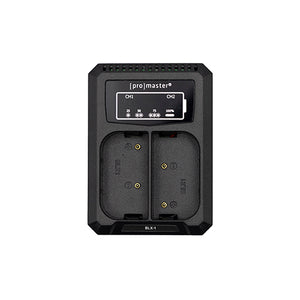 ProMaster Dually Charger - USB-A for OM System BLX-1