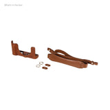SmallRig Leather Half Case Kit for Panasonic LUMIX L10（Brown）6275