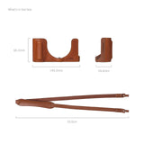 SmallRig Leather Half Case Kit for Panasonic LUMIX L10（Brown）6275