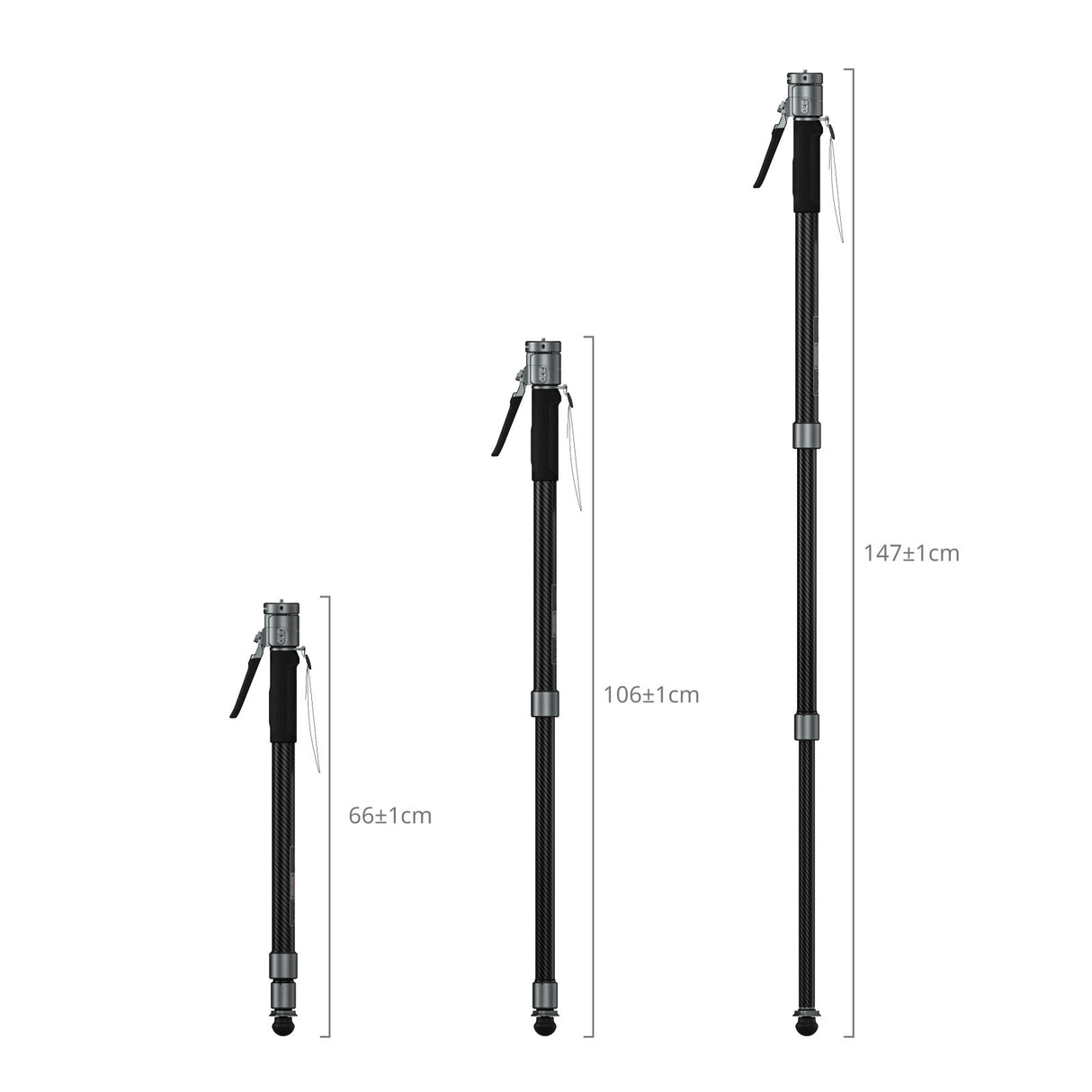 SmallRig TRIBEX PRO monopod extended with camera rig