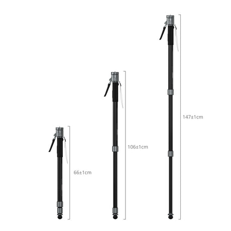 SmallRig TRIBEX PRO monopod extended with camera rig