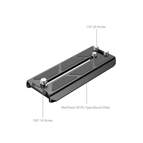 SmallRig Mount Plate Compatible with Manfrotto 501PL-Type 6318