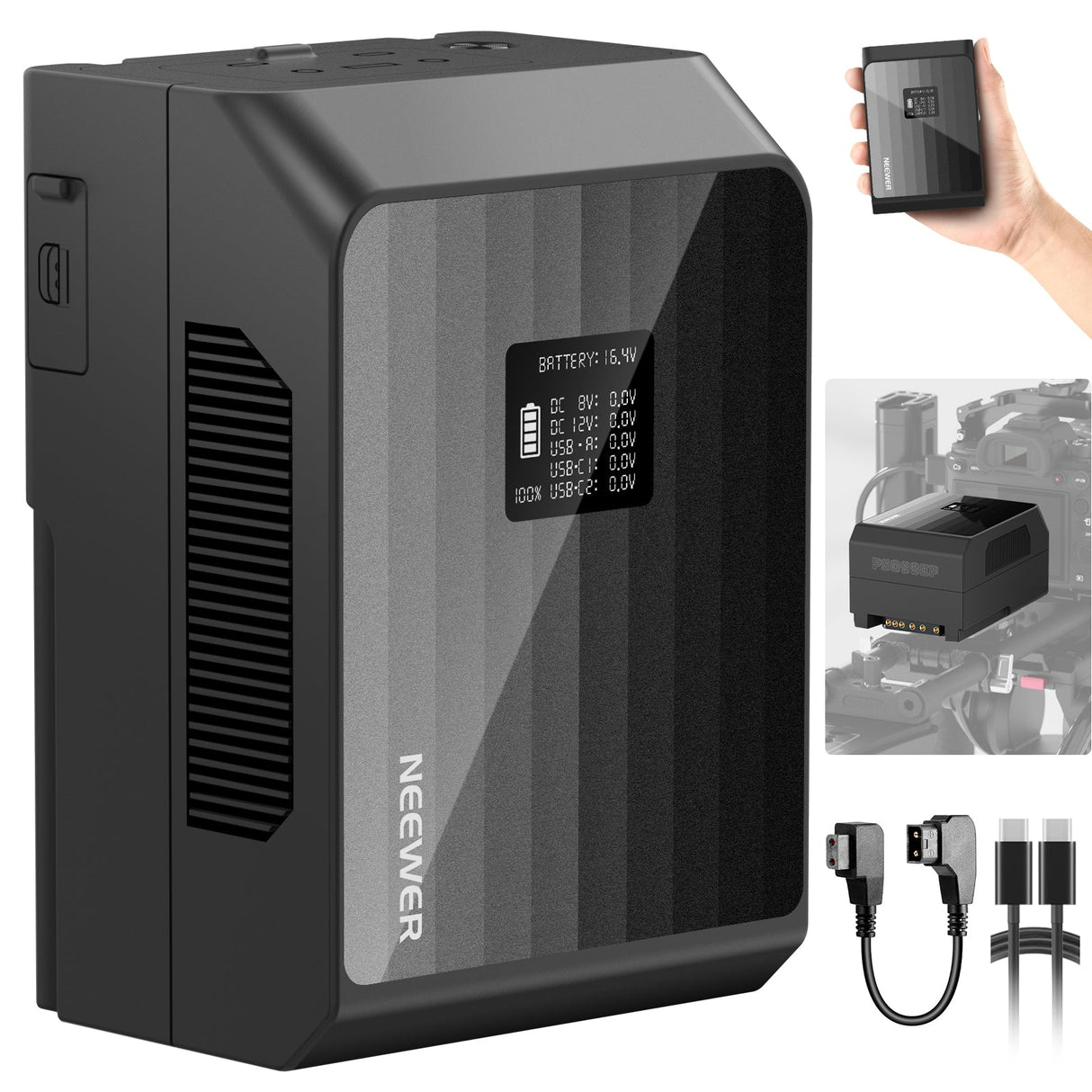 NEEWER PS099EP 6800mAh 99Wh V Mount Battery