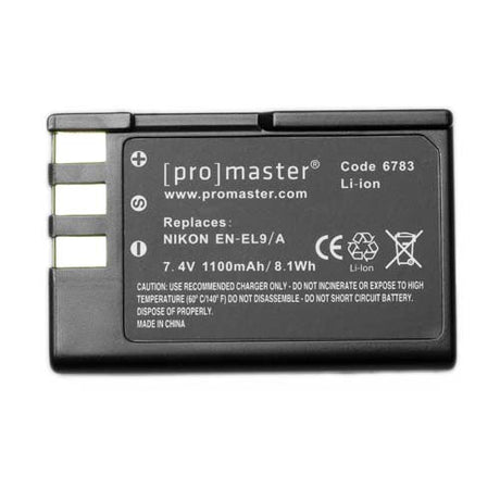 ProMaster Li-ion Battery for Nikon EN-EL9A  - Image 3
