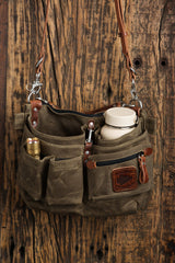 Leather Explorer Lens Quiver | Leather Messenger Bag