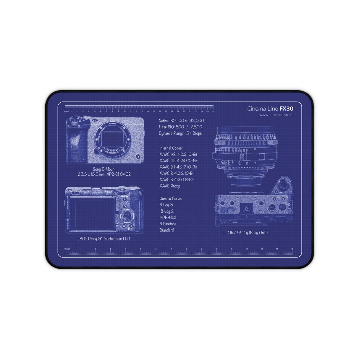 Cinema Line FX30 | Blueprint Camera Mat