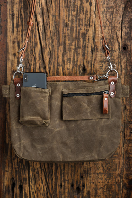 Leather Explorer Lens Quiver | Leather Messenger Bag