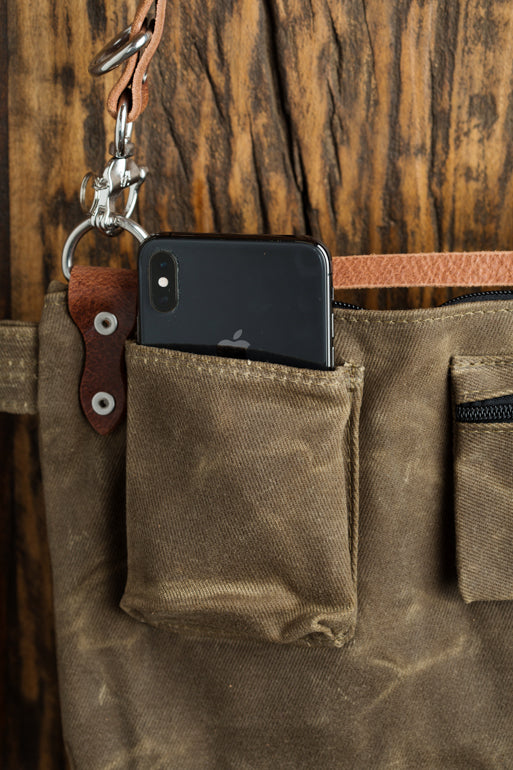 Leather Explorer Lens Quiver | Leather Messenger Bag