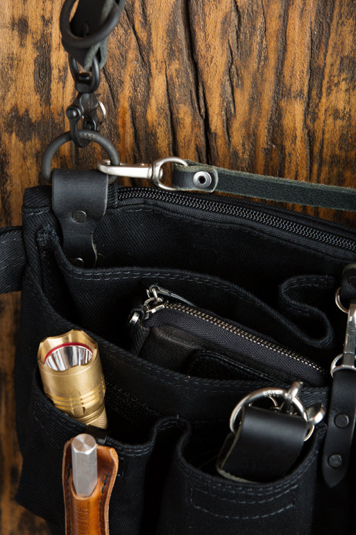 Leather Explorer Lens Quiver | Leather Messenger Bag