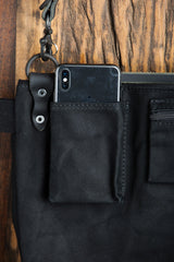 Leather Explorer Lens Quiver | Leather Messenger Bag