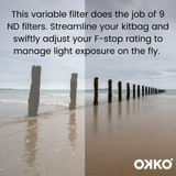 OKKO Pro Variable Neutral Density Filter NDV