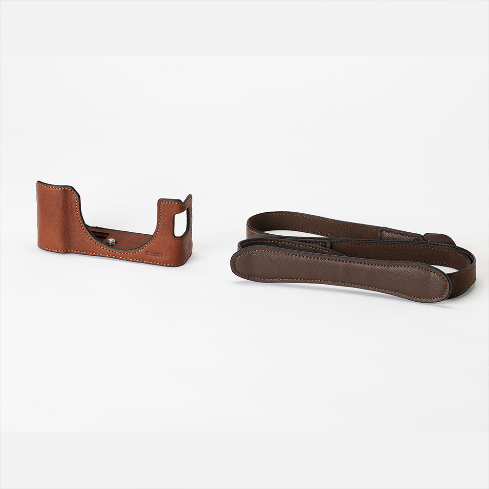 SmallRig Leather Half Case Kit for FUJIFILM X100VI (Brown)