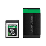 POWER CFexpress™ Type B G4 512GB Memory Card & Memory Card Reader Bundle