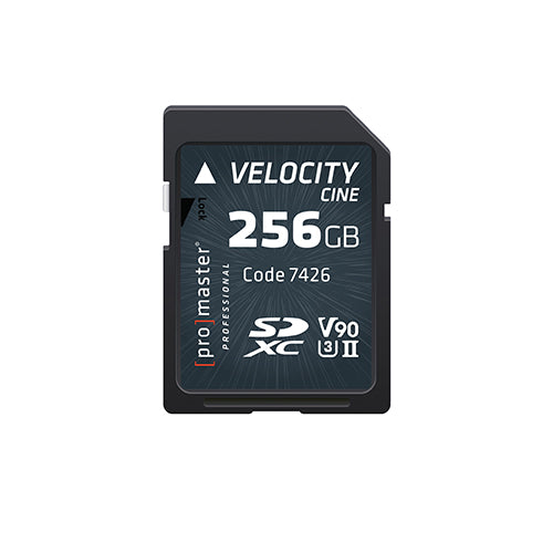 ProMaster SDXC 256GB Velocity CINE UHS-II V90 Memory Card - Image 1