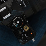 ProMaster Deluxe Soft Shutter Button - Bright Brass Leaf Shutter Design - Image 3