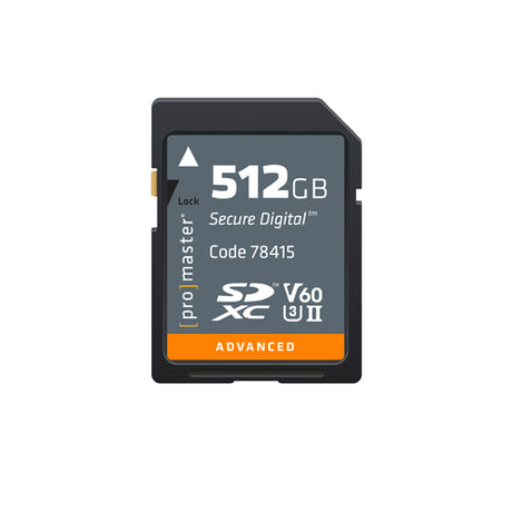 ProMaster SDXC 512GB Advanced UHS-II V60 Memory Card - Image 1
