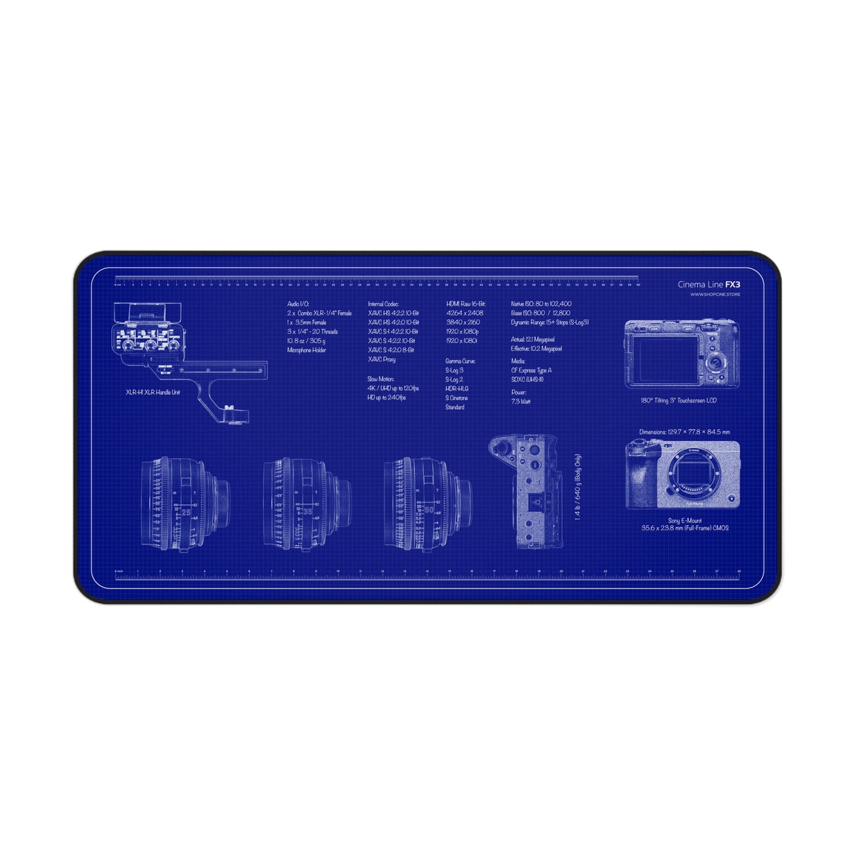 Cinema Line FX3 | Blueprint Camera Mat