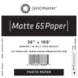 ProMaster Matte 65 Paper 36"x100' Roll - Image 1