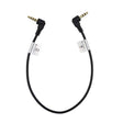ProMaster Audio Cable 3.5mm TRRS male right angle - 3.5mm TRS male right angle - 1' straight - Image 1