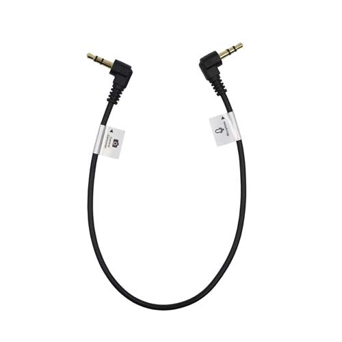 ProMaster Audio Cable 3.5mm TRS male right angle - 3.5mm TRS male right angle - 1' straight - Image 1