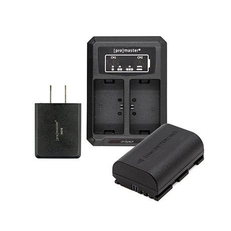 ProMaster Battery & Charger Kit for Canon LP-E6P - Image 1