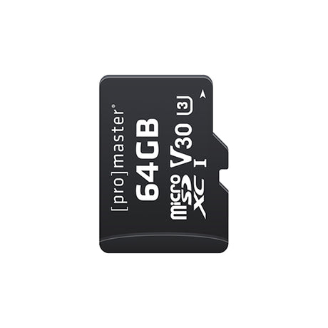 ProMaster Micro SDXC 64GB Advanced UHS-I V30 Memory Card - Image 1