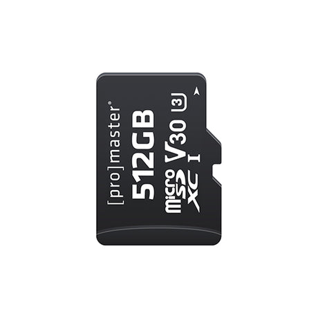 ProMaster Micro SDXC 512GB Advanced UHS-I V30 Memory Card - Image 1