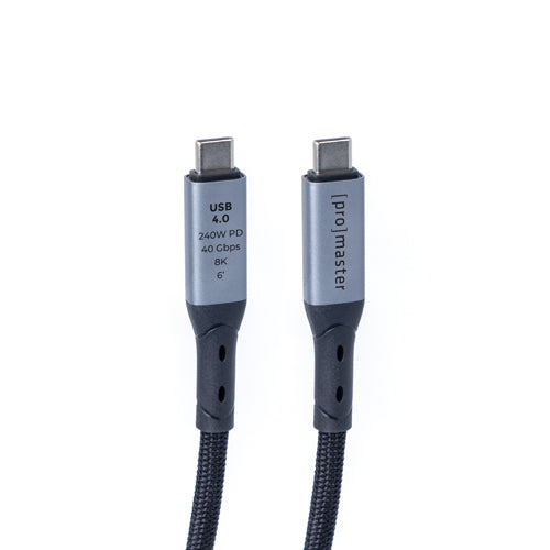 ProMaster   USB4 Cable C to C 240W PD - 6’ - Image 2