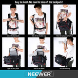 NEEWER 13.4"x10.2"x20.5" Pro Camera Backpack