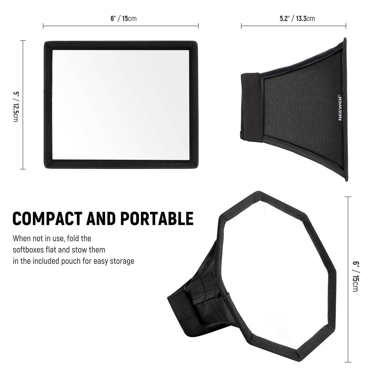 NEEWER NS5P Upgraded Flash Diffuser Softboxes