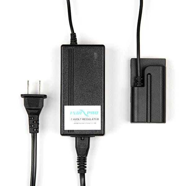 Indipro 8V A/C Power Supply with Sony L-Series (NP-F) Type Dummy Battery (8')