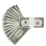 All Denomination Full Print 1990 Series Mixed Bills Stack