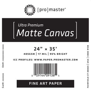 ProMaster Ultra Premium Matte Canvas 24" x 35' Roll