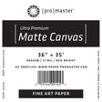 ProMaster Ultra Premium Matte Canvas 36" x 35' Roll - Image 1