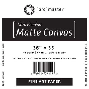 ProMaster Ultra Premium Matte Canvas 36" x 35' Roll