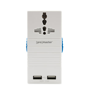 ProMaster Advanced Travel Adapter - AC & USB
