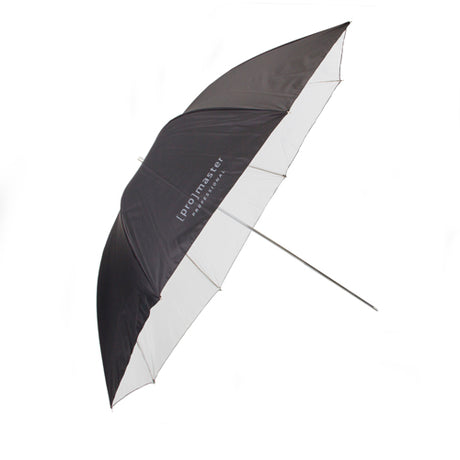 ProMaster 45" Reflective Umbrella - White with Black Backing - Image 1