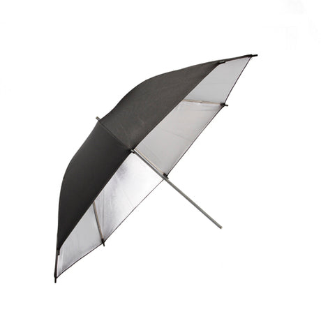 ProMaster 36" Reflective Umbrella - Silver with Black Backing - Image 1