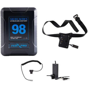Micro-Series 98Wh Gold Mount Battery Kit w/ Battery Belt for BMPCC 4K/6K/6K Pro/6k G2