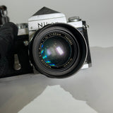 (USED) Nikon F Eye Level Prism SLR Camera with Nikkor SC 50mm f/1.4 Lens