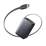 Anker Nano Power Bank (10K, 45W, Built-In Retractable USB-C Cable)