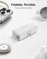 Anker Nano Power Bank (12W, Built-In Lightning Connector)