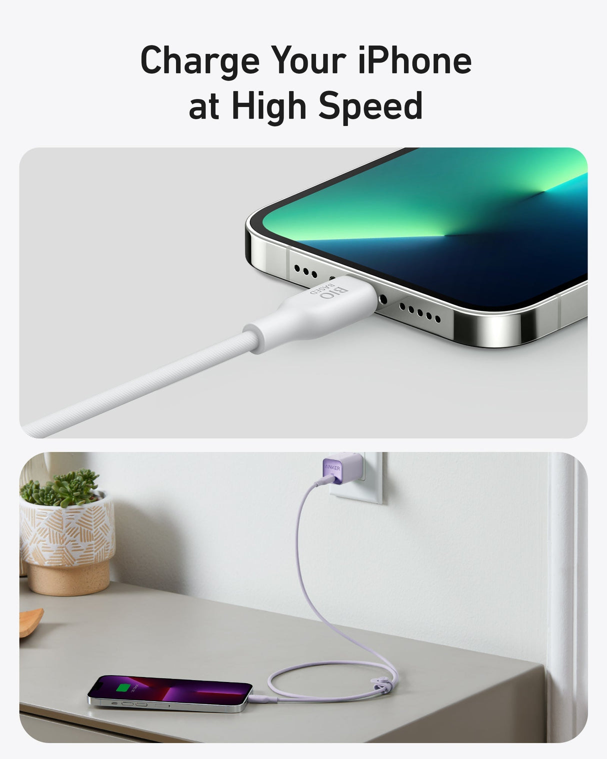 Anker 541 USB-C to Lightning Cable (Bio-Based)