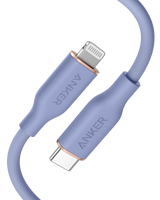 Anker 641 USB-C to Lightning Cable (Flow, 3 ft Silicone)